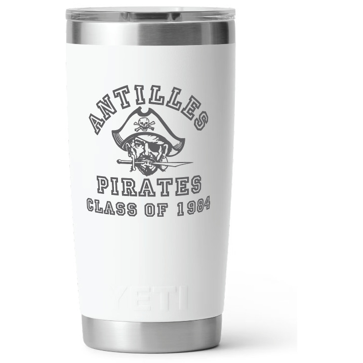 Antilles High School Pirates Class of 1984 20 oz Yeti Rambler