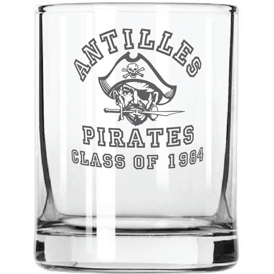 Antilles High School Pirates Class of 1984 3 oz Jigger (Shot Glass)