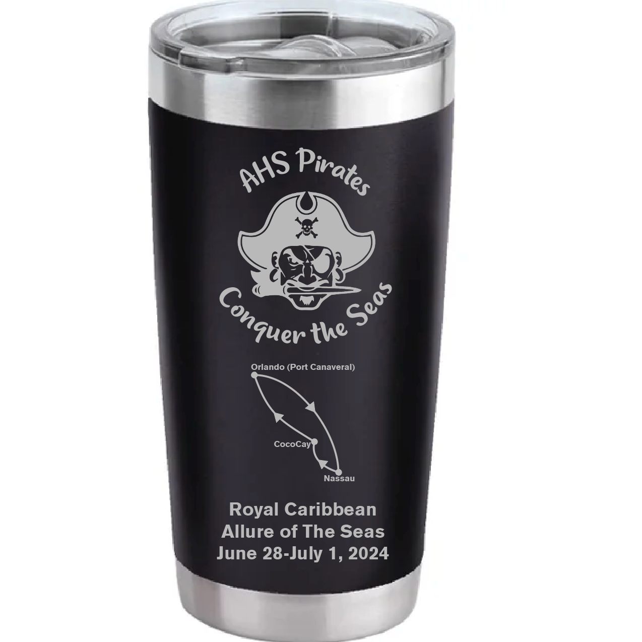 Antilles High School Alumni Association 2024 Reunion Cruise 20 oz Tumbler