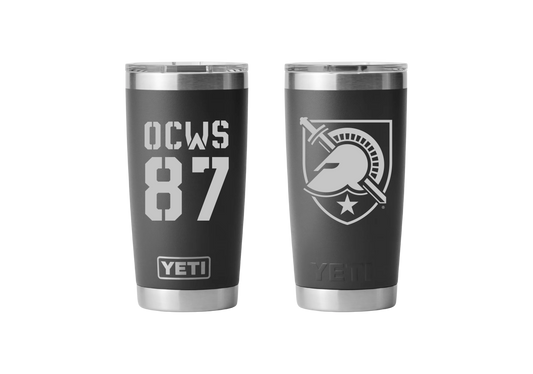 USMA 87 Yeti Rambler 20 oz Tumbler with Magslider Lid