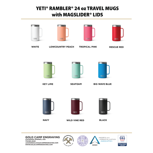 Yeti® Rambler® 24 oz Mug with Magslider® Lid (Progressive Mug Option #3)