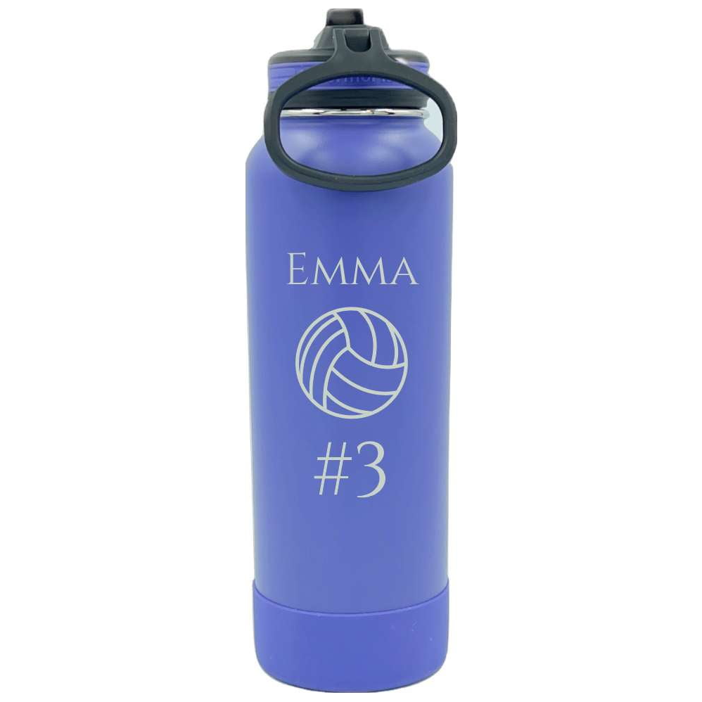 Insulated Water Bottles with Straw Lid, 1.18L Big Water Bottle