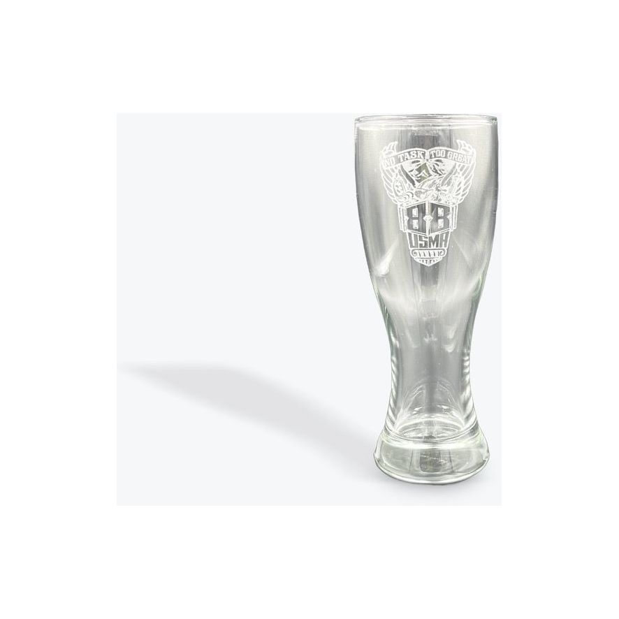 USMA '88 Pilsner Glass - Gold Camp Engraving