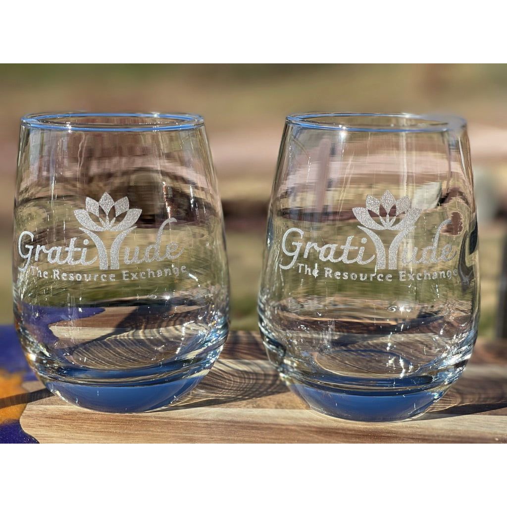 Etched Stemless Wine Glass – The SvenPad® Supreme: Discover Your Perfect  Force