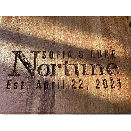 Charcuterie/Cutting Boards - Gold Camp Engraving