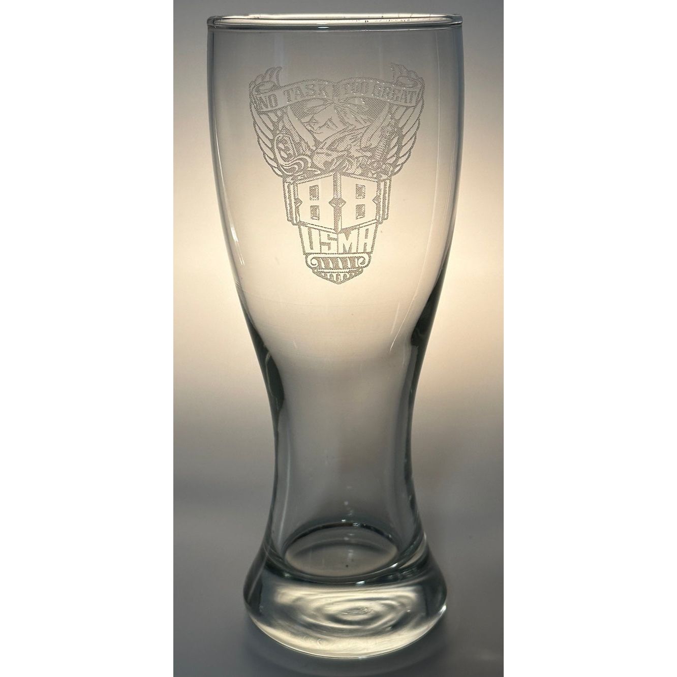 USMA '88 Pilsner Glass - Gold Camp Engraving